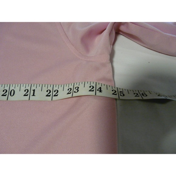 Peter Millar Summer Comfort Polo Shirt‎ Mens XL Pink 3 Button Front Polyester - Picture 7 of 9